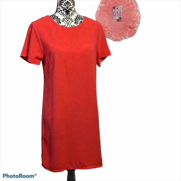 One Clothing Short Sleeve Dress w/Back Zipper - Picture 1 of 7